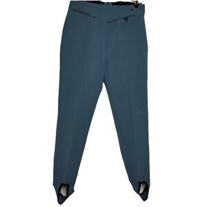 Obermeyer Vintage ITB Stretch Wool Blend Gray Ski Pants Women's Size 12 EUC